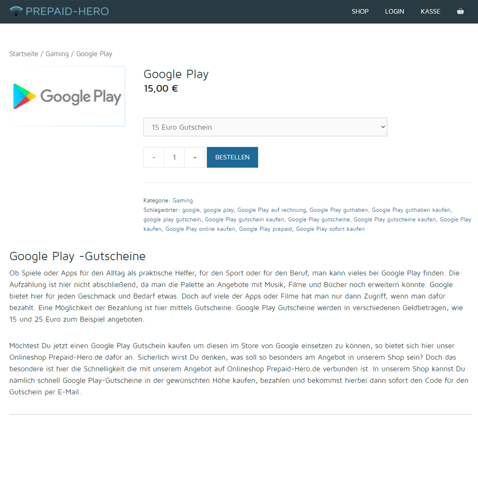 Google play guthaben aufladen per lastschrift